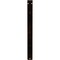 Ekena Millwork Tristan Wrought Iron Bracket, (Single center brace), Antiqued Bronze 1 1/2"W x 12"D x 15"H BKTM01X12X15STNABZ - alternate 4